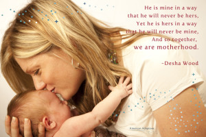 Together We are Motherhood Quote Smaller
